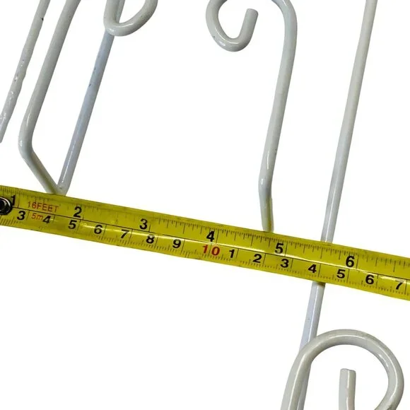 Iron Plate Wall Hangers Set of 3 Decorative Scroll Metal Plate Display Holder - Picture 2 of 3